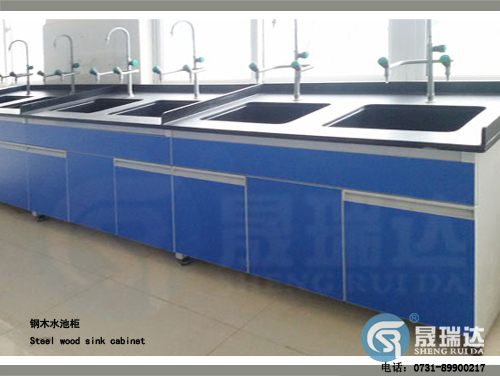 實驗臺-鋼木系列-水池柜